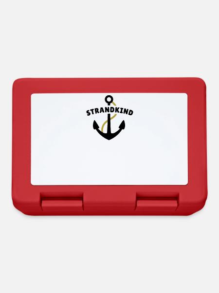 Strandkind - Brotdose - Rot