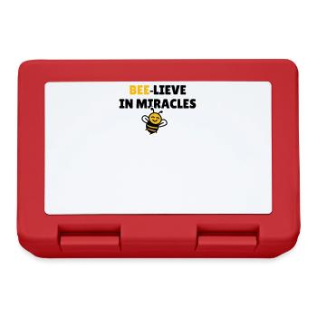 Abeille-lieve dans les miracles - Boîte à goûter - rouge - Devant
