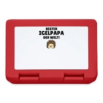 Igelpapa - Brotdose - Rot - Vorne