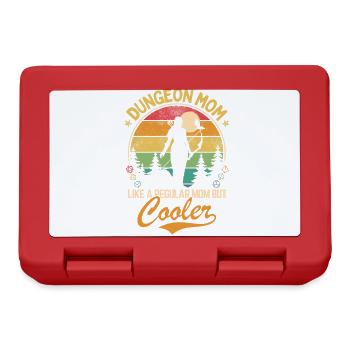 Dungeon Mom - Like a normal but cooler mother - Lunchbox - red - Front