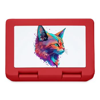 Cats Pet Art Cute Cat Cute Kitten - Lunchbox - red - Front