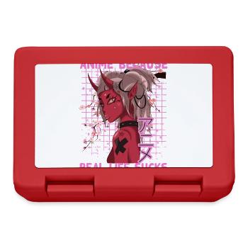 Drôle de manga disant anime parce que la vraie vie est nulle - Boîte à goûter - rouge - Devant
