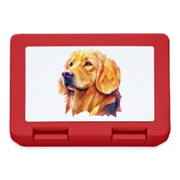 Golden Retriever Dog Dog Breed Retriever Dogs - Lunchbox - red - Front