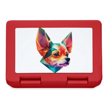 Chihuahua Dog Dog Design Pet Dog Owner - Lunchbox - red - Front