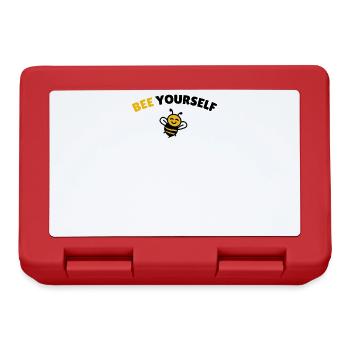 Bee yourself - Lunchbox - red - Front