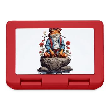 Zen Frog Spiritual Meditation and Japan Yoga - Lunchbox - red - Front