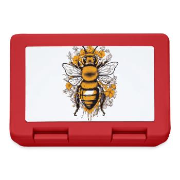 Hobby Apiculteur Abeilles Esthétique Miel Amour Design - Boîte à goûter - rouge - Devant