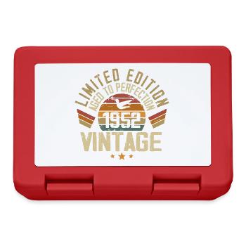 Vintage 1952 Cadeau d’anniversaire 1952 Rétro - Boîte à goûter - rouge - Devant