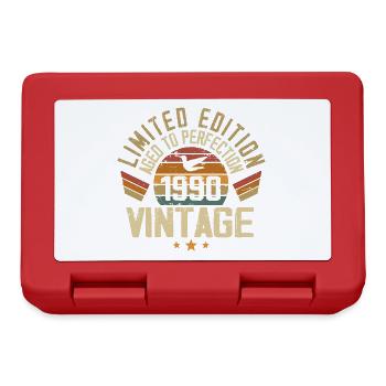 Vintage 1990's Retro 1990's Birthday Gift - Lunchbox - red - Front