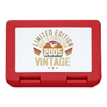 Vintage 2005 Retro 2005 Birthday Gift - Lunchbox - red - Front