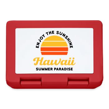 ★ Les couleurs de conception peuvent être modifiées ★ Profitez du soleil - Boîte à goûter - rouge - Devant