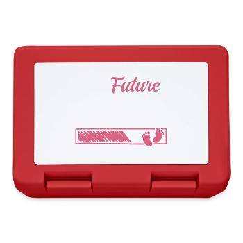 Future Maman 2024 Chargement En Cours - Cadeau - Boîte à goûter - rouge - Devant