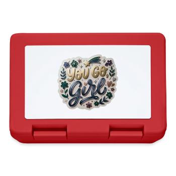 You Go, Girl - Lunchbox - red - Front