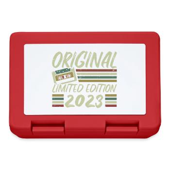 Vintage 2023 Retro Geburtstagsgeschenk 2023 - Brotdose - Rot - Vorne