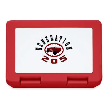 205 Generation Emblem ref: 8663RN - Lunchbox - red - Front