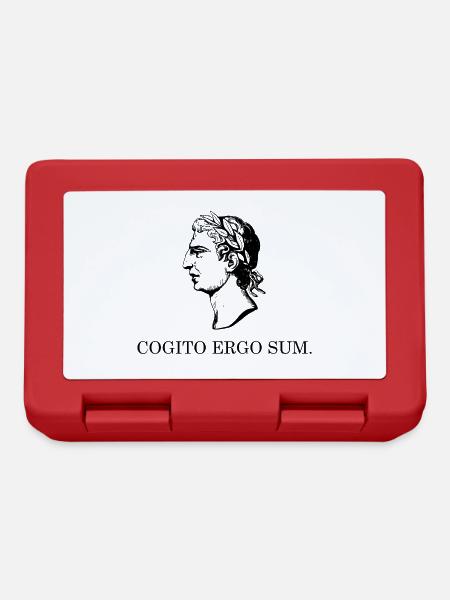 donc je pense que je suis latin - Boîte à goûter - rouge