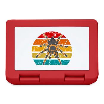 Propriétaire d’araignée Tarantula Keeper Retro - Boîte à goûter - rouge - Devant