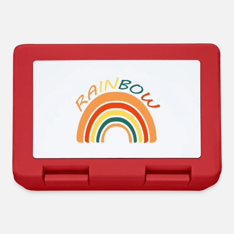 Rainbow - rainbow - rainbow - Lunchbox - red