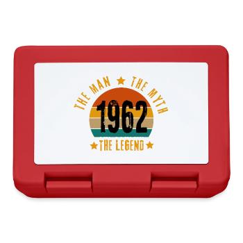 LA LÉGENDE 1962 - Boîte à goûter - rouge - Devant