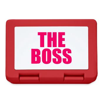 The boss - Boîte à goûter - rouge - Devant
