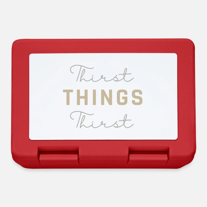 Thirst Things Thirst - Lunchbox - red