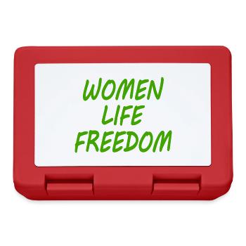 Women life freedom - Boîte à goûter - rouge - Devant