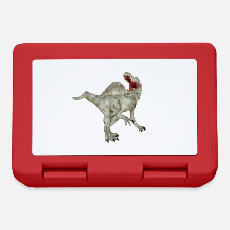 Spinosaurus - Brotdose - Rot