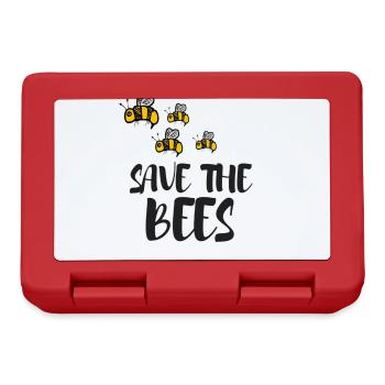 Sauver les abeilles Miel Conservation des abeilles Nature - Boîte à goûter - rouge - Devant