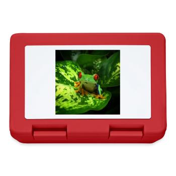 Red Eyed Tree Frog Owner Exotic Pet Wildlife - Boîte à goûter - rouge - Devant