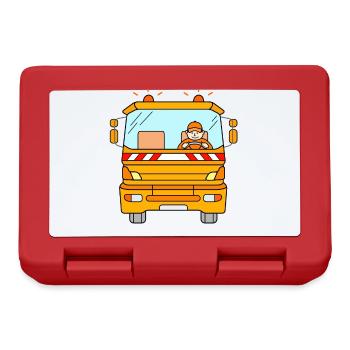Collecte des ordures ménagères - Boîte à goûter - rouge - Devant