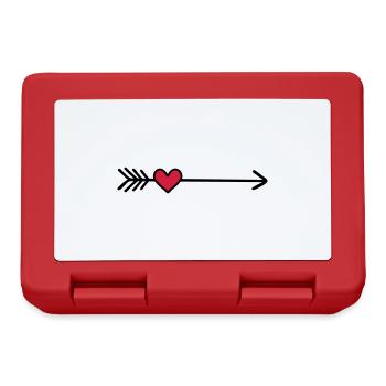heart - Lunchbox - red - Front
