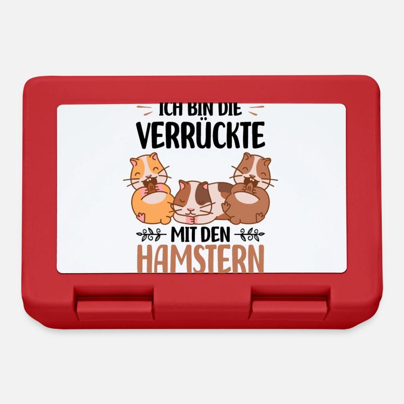 Hamster - Brotdose - Rot