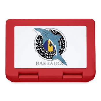Barbados Walhai - Brotdose - Rot - Vorne