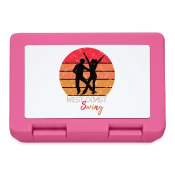 West Coast Swing Sunset WCS westie dancing - Lunchbox - pink - Front