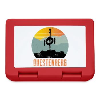 Südharz Merch - Questenberg - Brotdose - Rot - Vorne