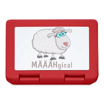 sheep - Lunchbox - red - Front