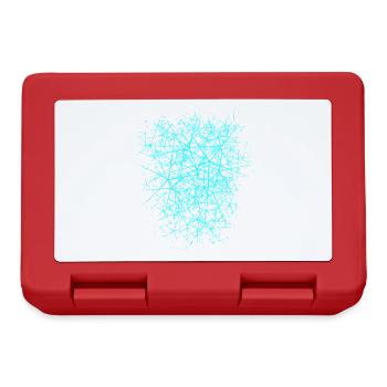 Nano structure - conception de texture - Boîte à goûter - rouge - Devant