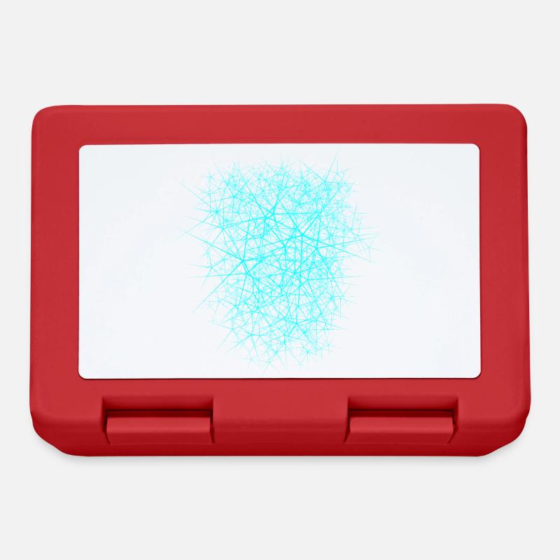 Nano Struktur - Textur Design - Brotdose - Rot