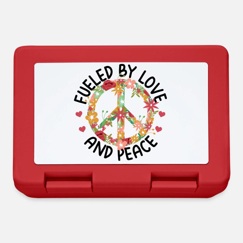 Hippie - Brotdose - Rot