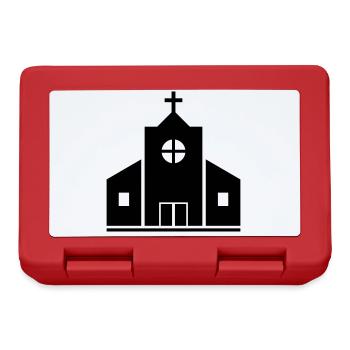 Église - Boîte à goûter - rouge - Devant