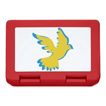 Ukraine Colombe de la Paix - Boîte à goûter - rouge - Devant