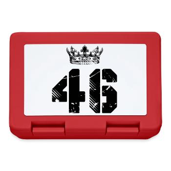 46 Couronne numérique - Boîte à goûter - rouge - Devant