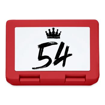 54 Number crown - Lunchbox - red - Front