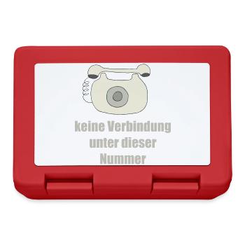 telephone - Lunchbox - red - Front