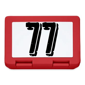 77 Number jersey - Lunchbox - red - Front