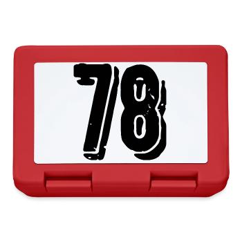 78 Number jersey - Lunchbox - red - Front