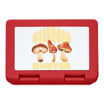Mushroom Picker Nature Forest Mushroom Hunter - Lunchbox - red - Front