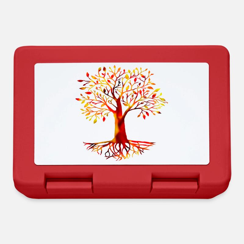 BAUM DES LEBENS - YGGDRASIL, CRAN BETHADH - Brotdose - Rot