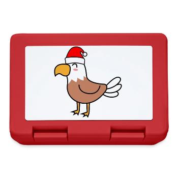 Eagle Comic Christmas Xmas - Lunchbox - red - Front