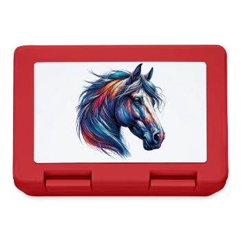 Horse - Lunchbox - red - Front